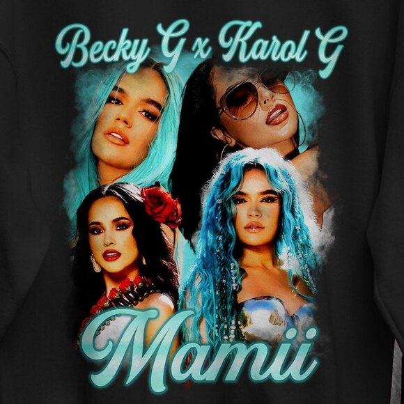 Becky G Bootleg Sweatshirt Mamiii Sweater Becky G x Karol G Reggaeton 17 - Picture 2 of 5
